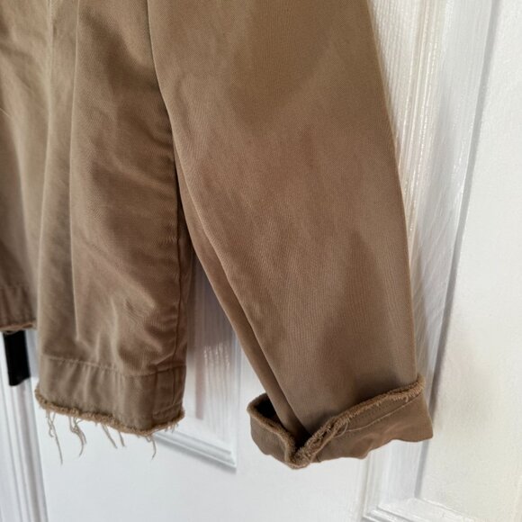 Chico's Women's Size 3/XL Khaki Jacket EUC Artistic Details, Buttons, Pockets - Picture 12 of 13